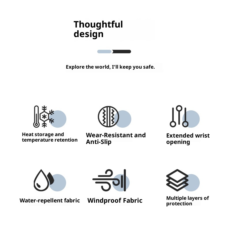 001 Kinder-Skihandschuhe, Winter, Fleece-gefüttert, dick, rutschfest, für Jungen und Mädchen, speziell für grenzüberschreitende Einsätze, wasserabweisend_voghion.com