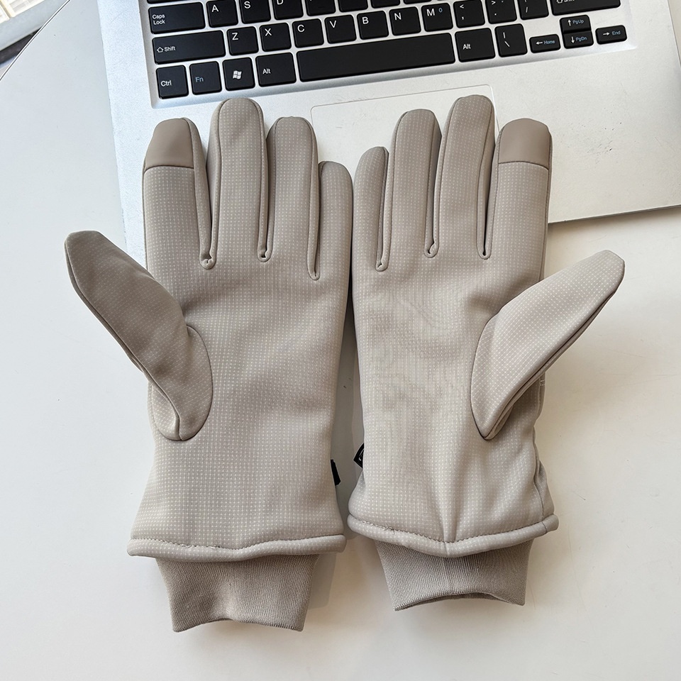 Gants de cyclisme pour couple, grande taille, hiver, imperméables au froid, double couche polaire épaisse, coupe-vent, compatibles avec les écrans tactiles, doigts entiers, pour activités de plein air._voghion.com