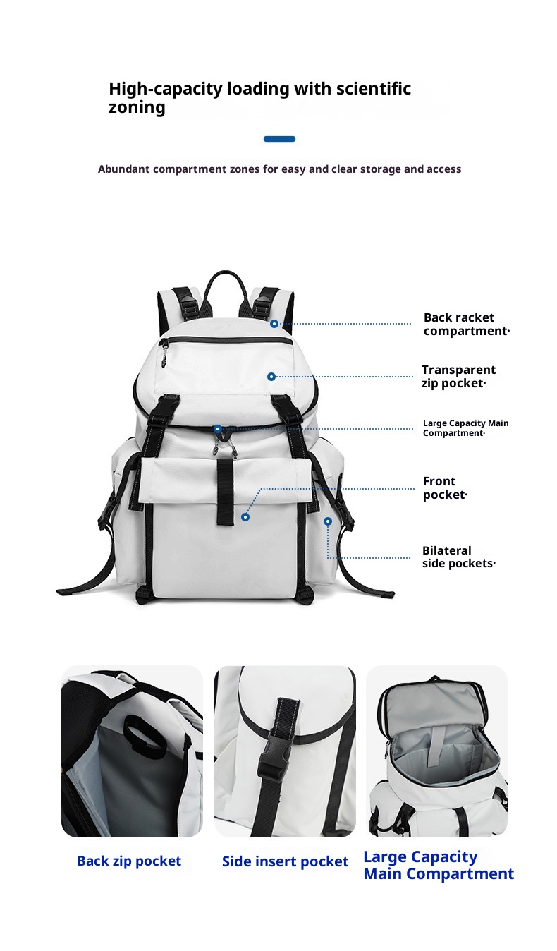 Sac à dos de randonnée et d'alpinisme JP Outdoor, grande capacité, léger, imperméable, pour le sport, l'escalade et les voyages._voghion.com