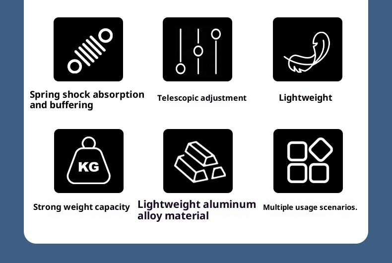 001 Peak Bastoncino da trekking 2 in 1 speciale per arrampicata ed escursionismo, bastone da passeggio telescopico in lega di alluminio con attacco a scatto_voghion.com
