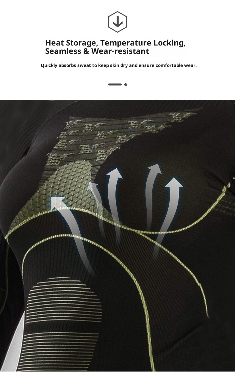 001 Neue Winter-Skihose, schnelltrocknend, für Damen und Herren, Outdoor-Sportarten wie Radfahren, schweißableitend, wärmekomprimierend_voghion.com