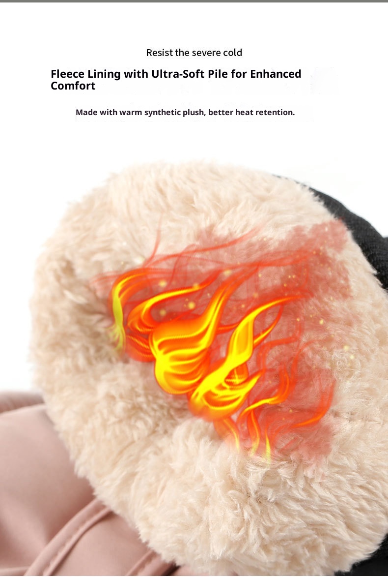 001 Footprint Premium Ski Cycling Gloves Men Winter Waterproof Windproof Riding Motorcycle Touchscreen Cold Resistant_voghion.com