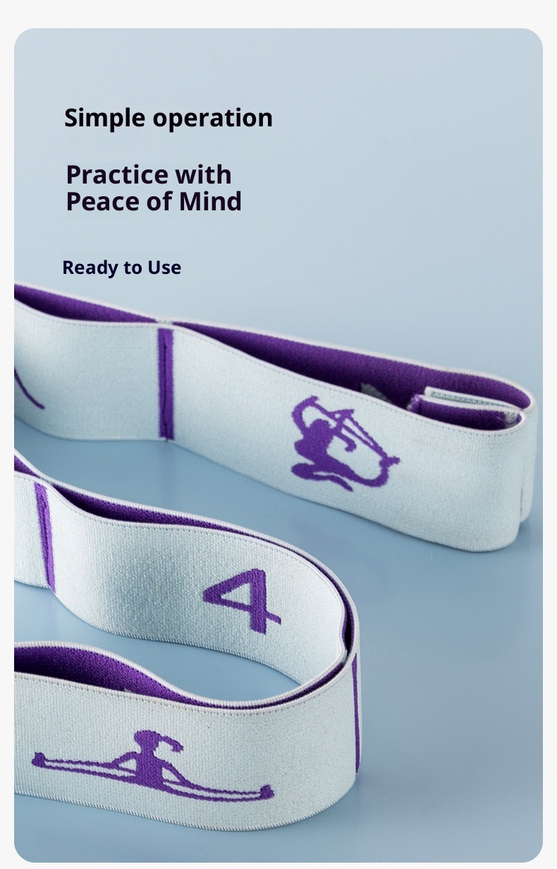 001 Fasce elastiche per esercizi di danza latina per bambini, con resistenza allo yoga, apertura delle spalle per donne e bambini, alta elasticità_voghion.com