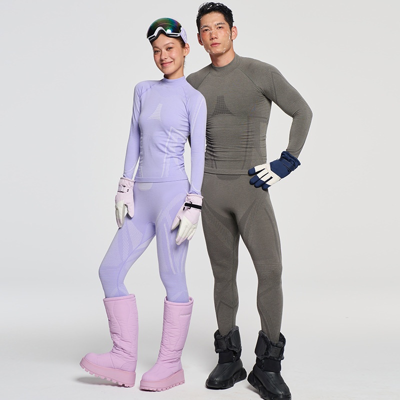 001 New Autumn Winter Ski Quick-Drying Clothes Men Women Outdoor Skiing Cycling Hiking Sweat-Wicking Warm Functional_voghion.com