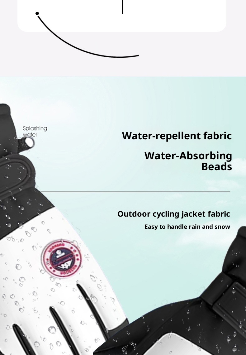 ActiveGo Winter Outdoor Sport Warme Handschoenen Fietsen Elektrische Fiets Winddicht Waterdicht Fleece Touchscreen Skiën Koude Bescherming_voghion.com