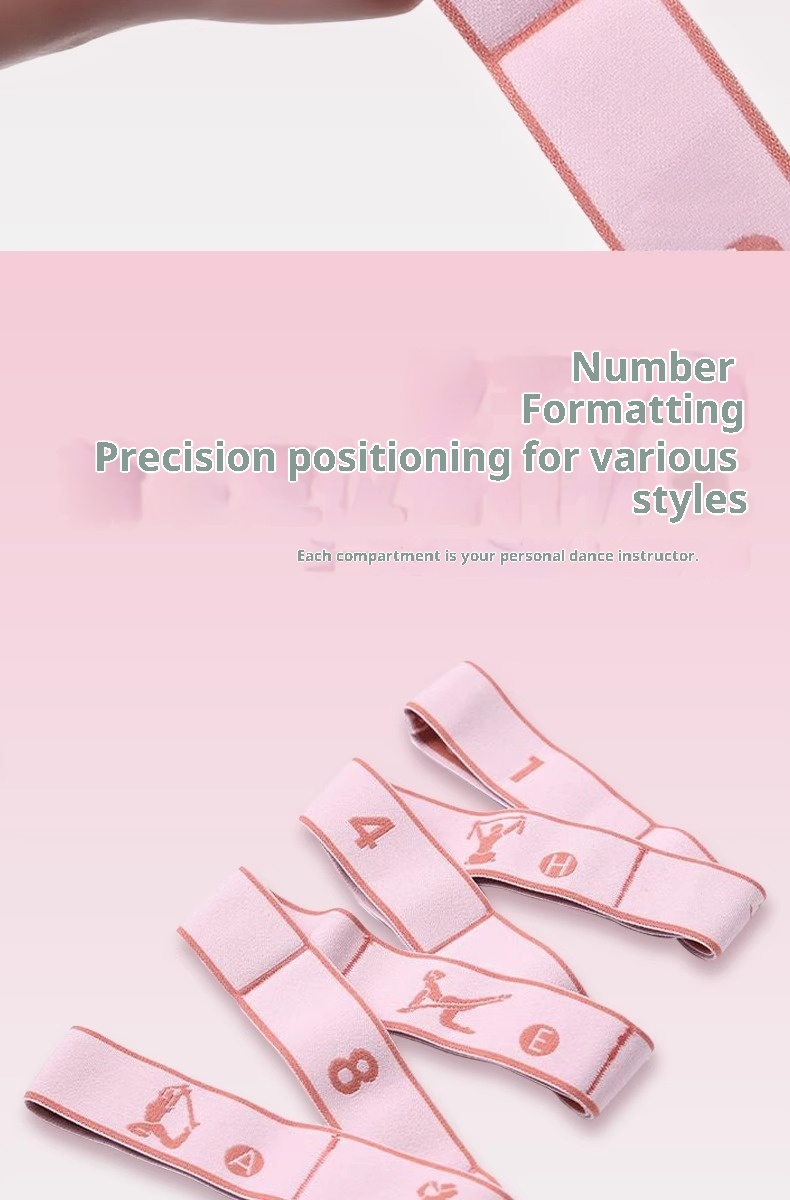 001 Esercizio di stretching per balletto con corda elastica digitale segmentata per studenti di danza per bambini_voghion.com