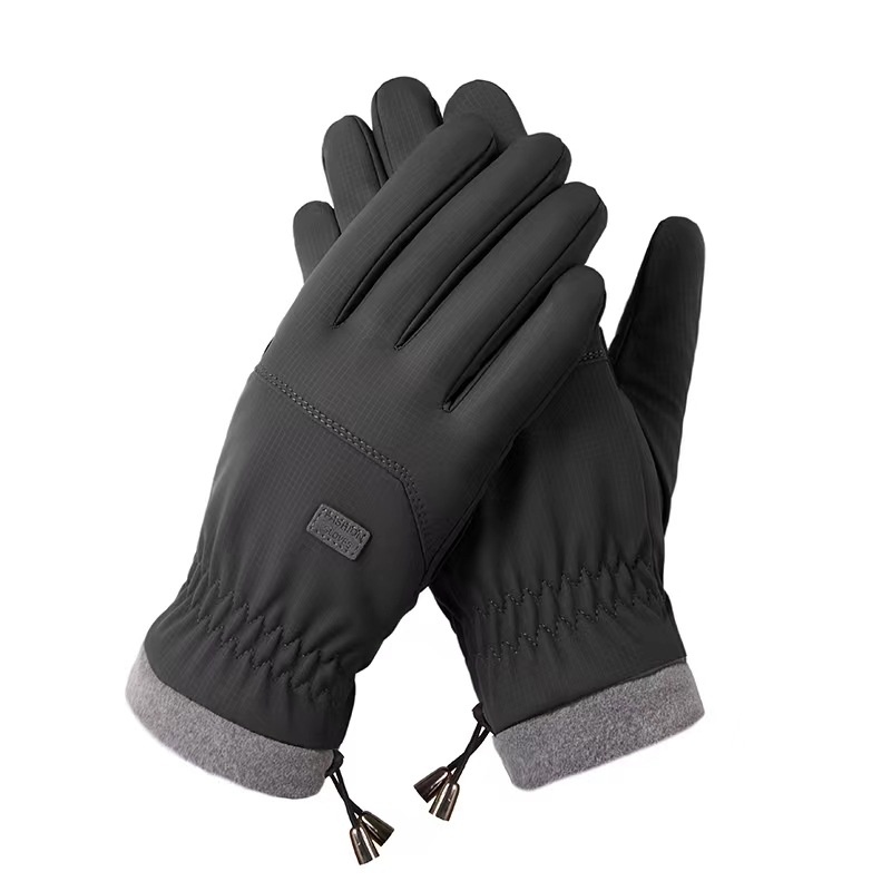 ActiveGo Cross-border Warm For Men, Autumn And Winter Outdoor Fleece-lined Windproof Waterproof Motorcycle Gloves, Wholesale_voghion.com