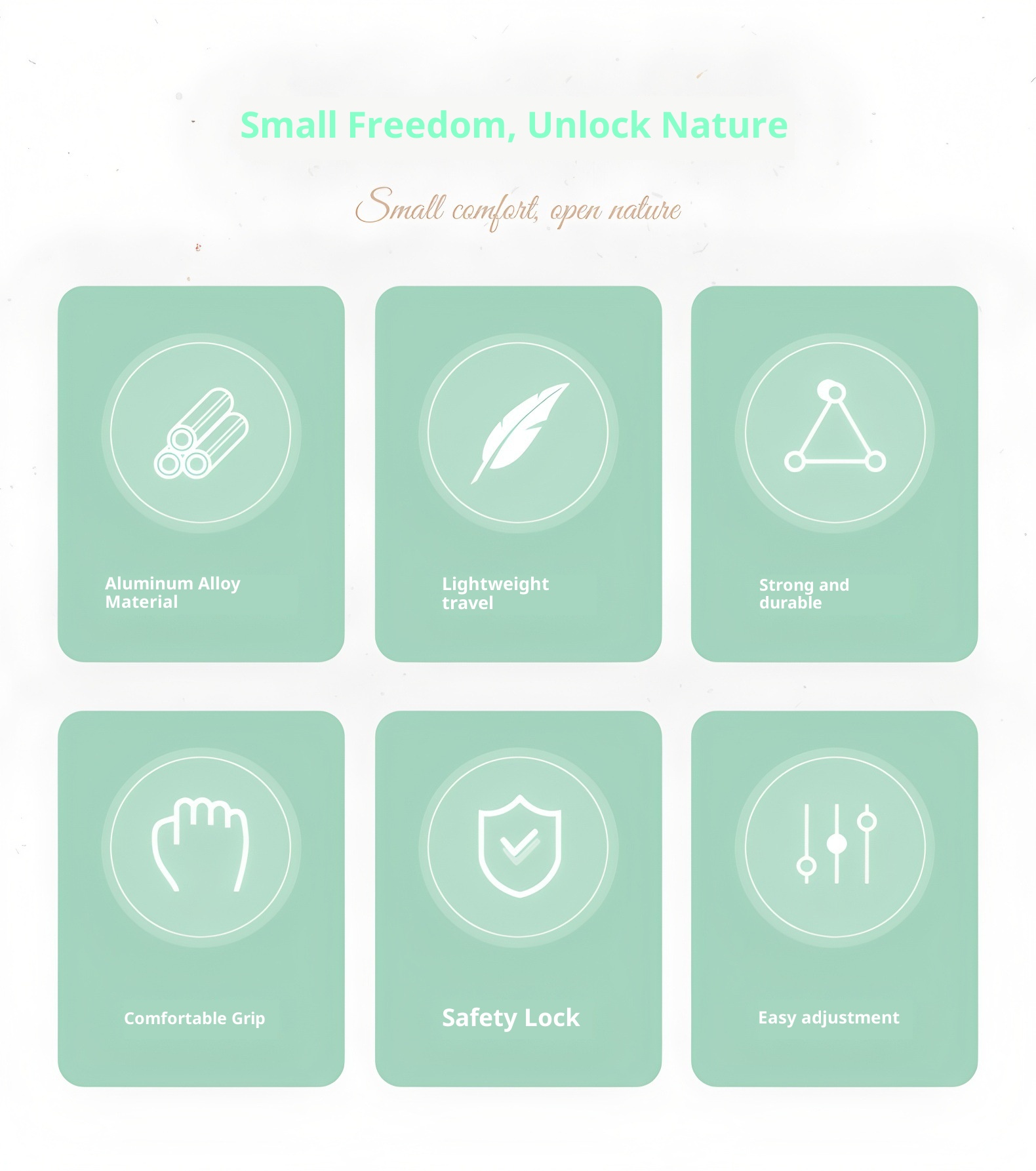 001 Cross-Border Sports Off-Road Five-Section Retractable Aluminum Alloy Folding Trekking Pole Professional Outdoor Hiking_voghion.com