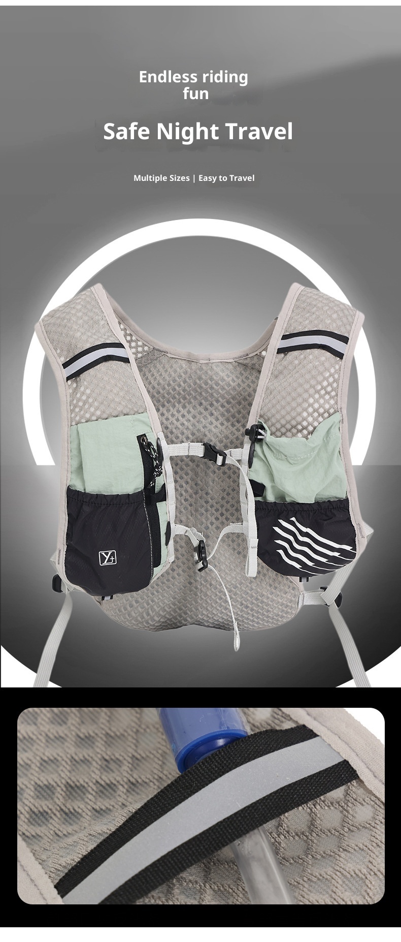 001 Cross-border Outdoor Sport Fietstas Hiken Waterdichte Trail Marathon Vest Rugzak_voghion.com