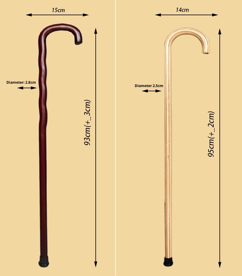 001 Bastone da trekking in rattan di alta qualità, in legno massello, per anziani, con spedizione gratuita, integrato, antiscivolo_voghion.com