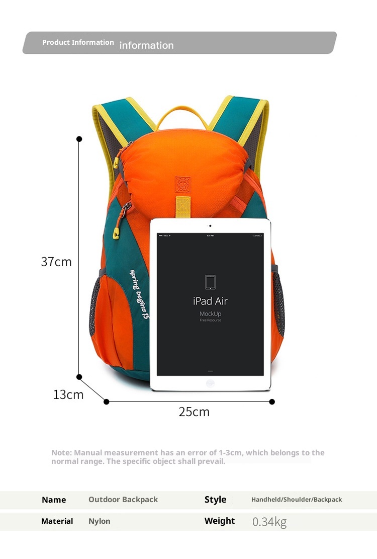 001 Couple Style Cycling Hiking Nylon Backpack Large Capacity Lightweight Waterproof Outdoor Sports Mountaineering Bag_voghion.com