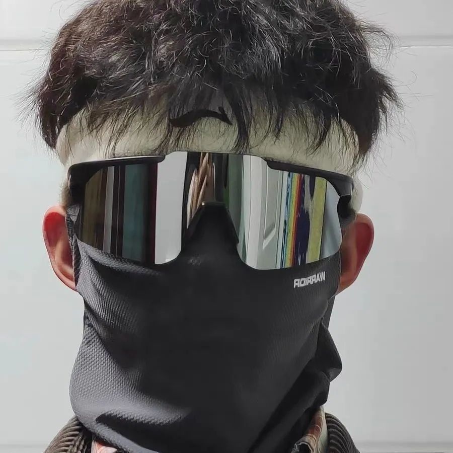 001 Große Outdoor-Sportbrille für Damen und Herren, Skifahren, Bergsteigen, winddicht, Sonnenschutz, Radfahren, Skibrille, Sonnenbrille_voghion.com