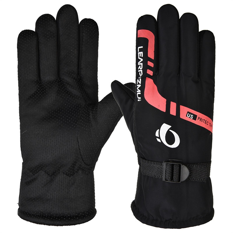 001 Winter Men's Riding Thickened Warm Fashion Street Vendor Supply Ski Motorcycle Electric Bike Gloves_voghion.com