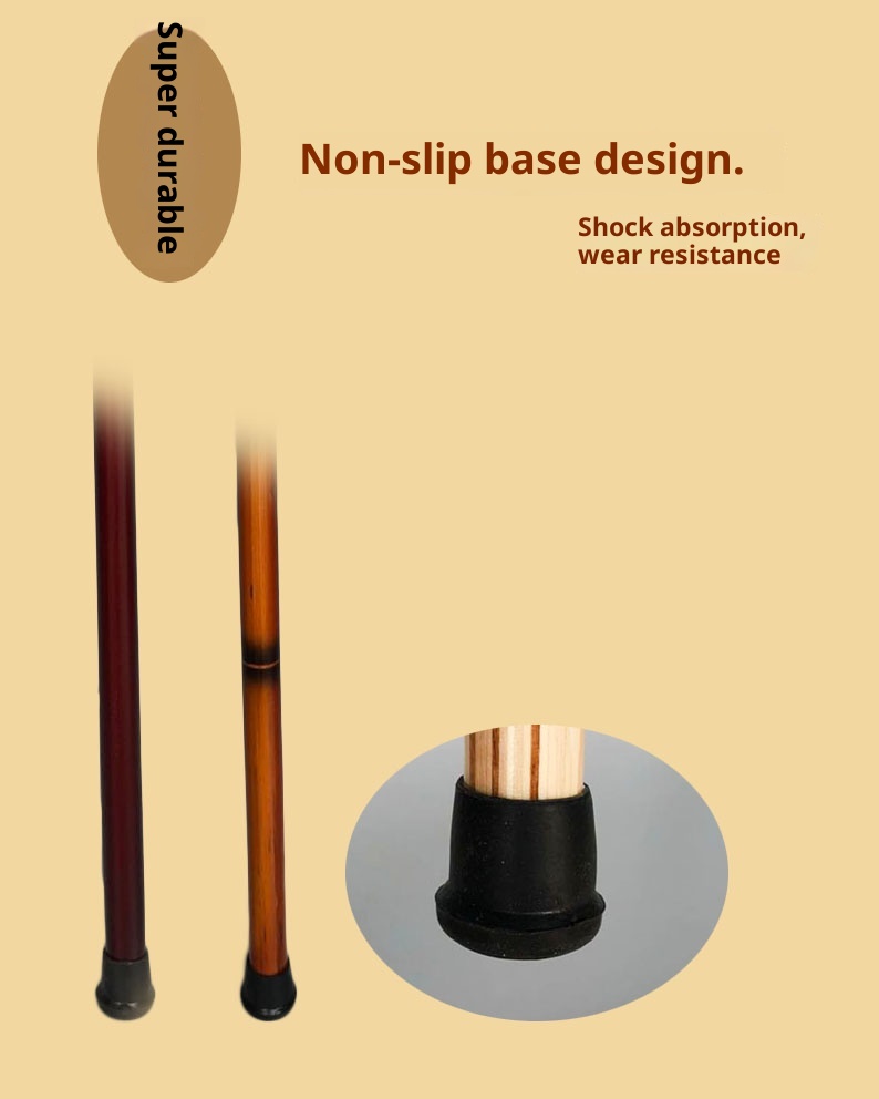 001 Bastone da trekking in rattan di alta qualità, in legno massello, per anziani, con spedizione gratuita, integrato, antiscivolo_voghion.com