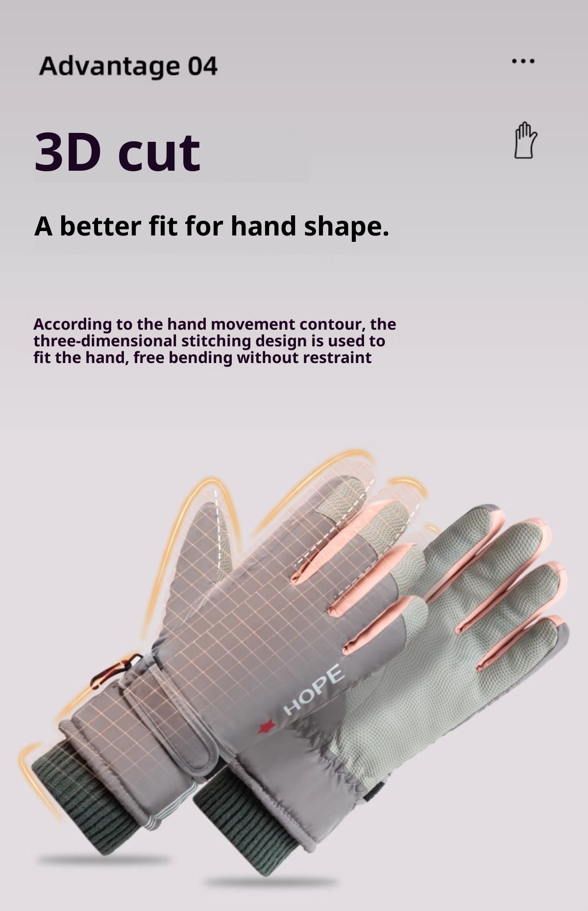 Gants d'hiver chauds et résistants au froid pour le ski, le vélo et les écrans tactiles, en coton épais, pour femmes et femmes._voghion.com