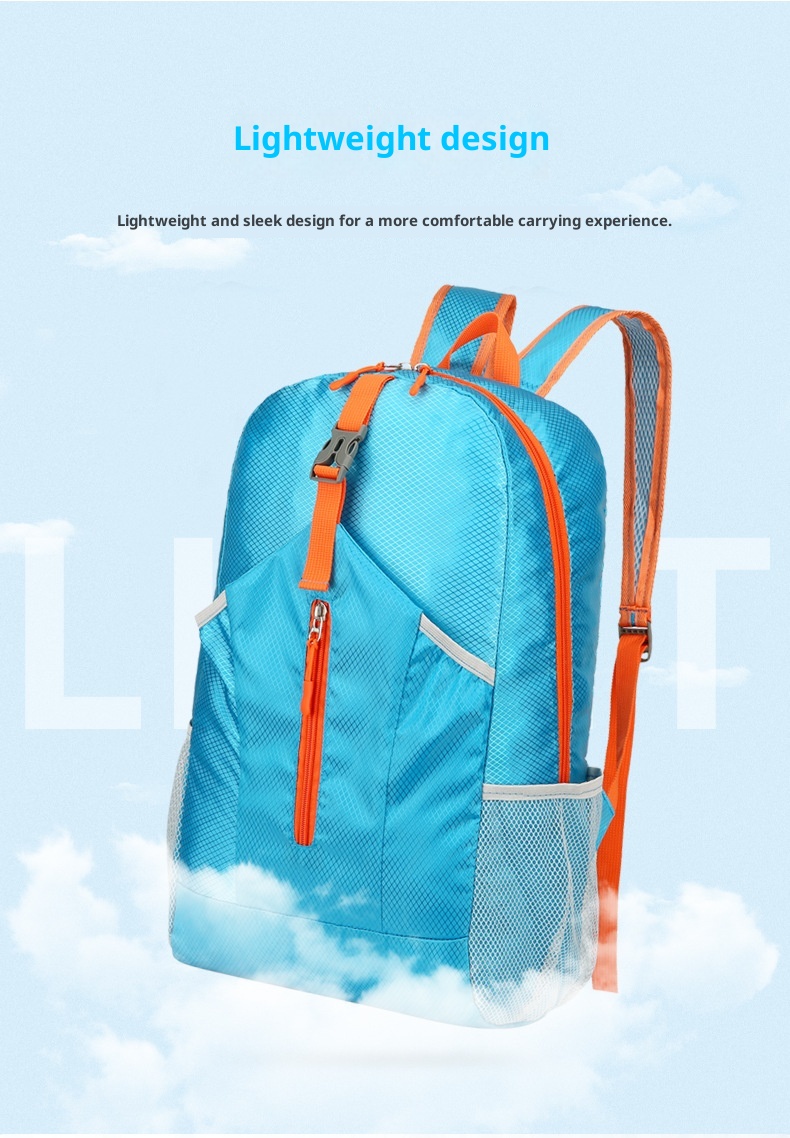 001 Nuovo zaino di grande capacità per uomo e donna, borsa portaoggetti pieghevole, borsa da escursionismo e ciclismo ultraleggera e resistente all'acqua_voghion.com