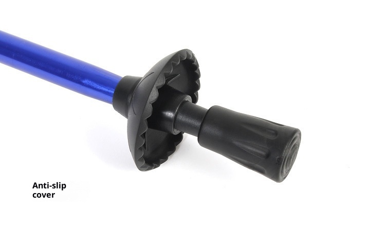 001 Trekkingstock aus Aluminiumlegierung, teleskopierbar, dreiteilig verstellbar, stoßdämpfend, rutschfest_voghion.com