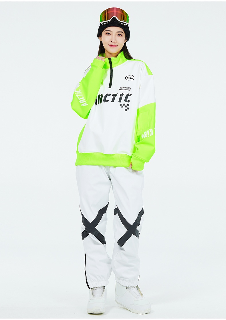 001 Felpa da donna invernale antivento impermeabile caldo strato interno giacca da sci da uomo_voghion.com