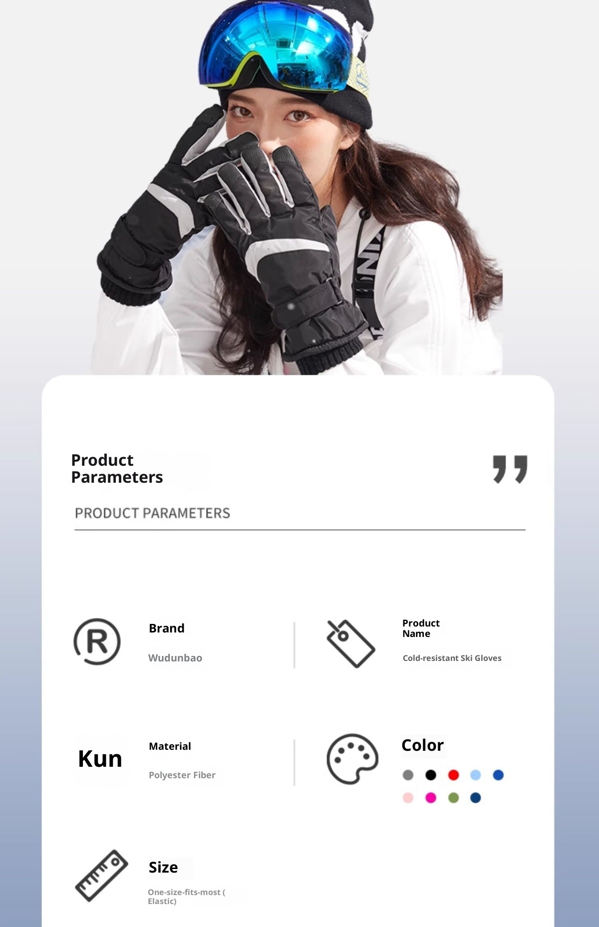 Gants d'hiver chauds et résistants au froid pour le ski, le vélo et les écrans tactiles, en coton épais, pour femmes et femmes._voghion.com