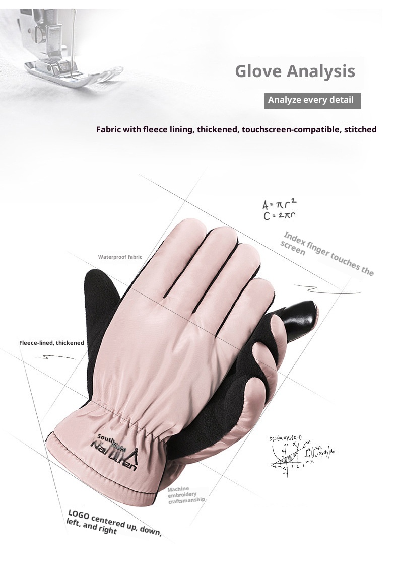 ActiveGo Herfst Winter Verdikt Katoen Heren, Winddicht En Warm, Outdoor Touchscreen Voor Dames, Fiets Motorfiets Koppel Ski_voghion.com