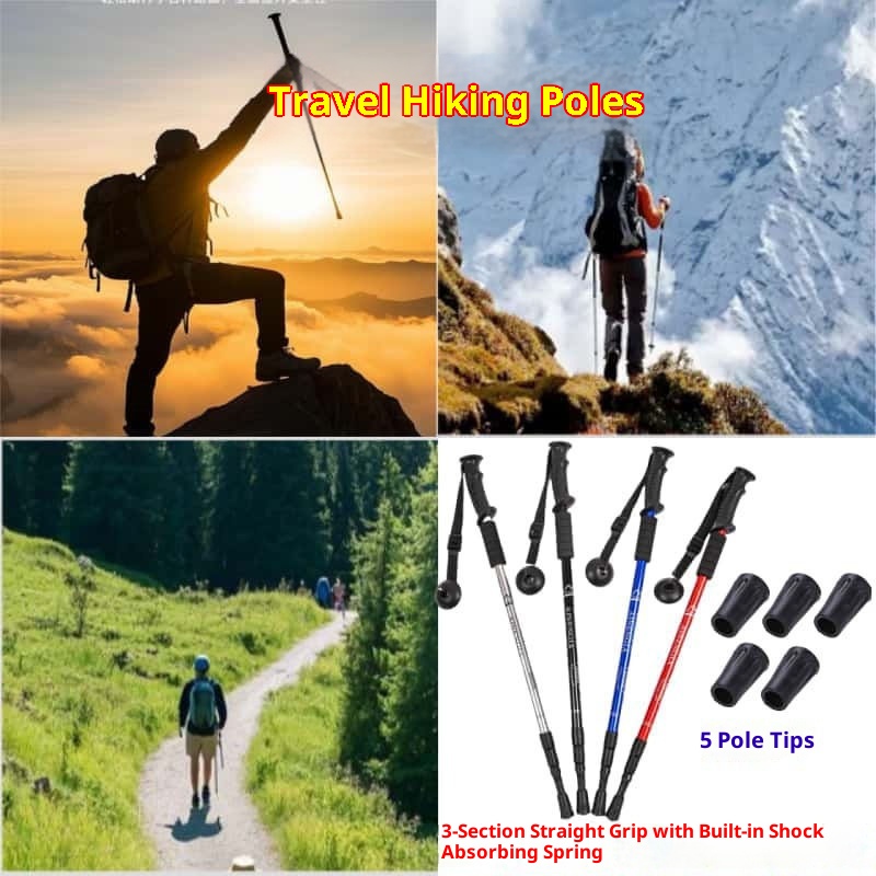 001 Pole Accessories Hiking Stick Protective Cover Anti-Slip Head Trekking Tourist Poles Dropshipping_voghion.com