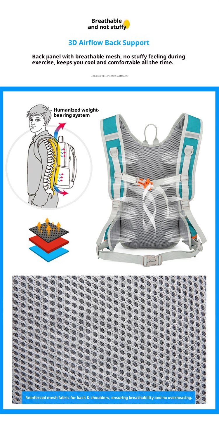 001 Cross-border Outdoor Hiking Bag Lichtgewicht Hardlopen Waterdicht Duurzaam Trekking Sport Multifunctionele Fietsrugzak_voghion.com