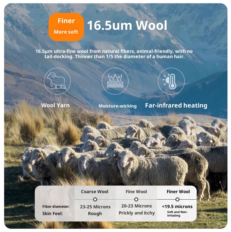 001 Merino Yünü Erkekler ve Kadınlar İçin Açık Hava Yürüyüşü Sonbahar Kış Termal Ter Emici İç Çamaşırı Kayak Takımı Hızlı Kuruyan Giysiler_voghion.com