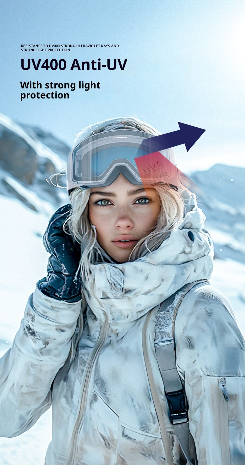 001 Flip Cover Color Changing Ski Anti-Fog Professional Outdoor Mountaineering Windproof Goggles Single And Double Board_voghion.com