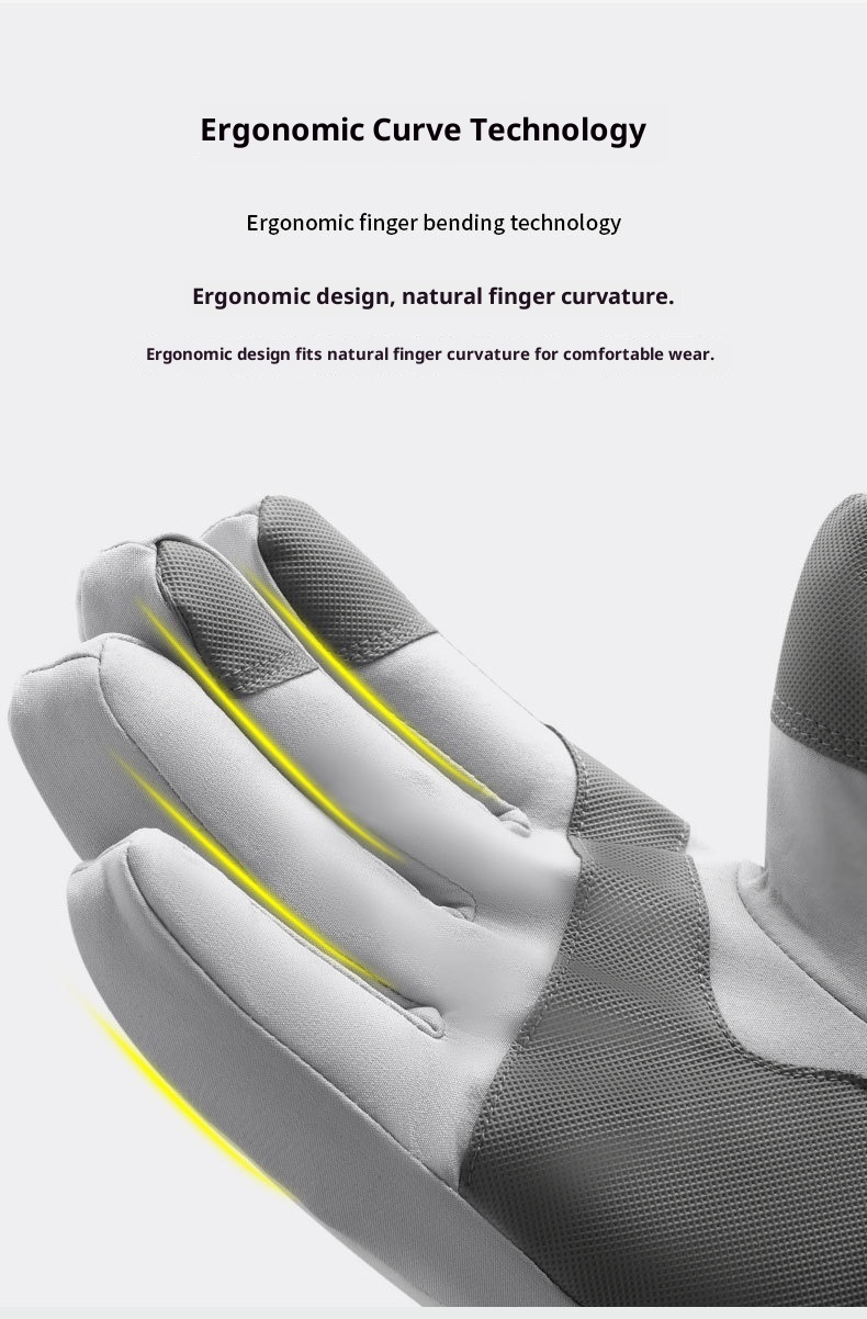 001 Footprint Premium Ski Cycling Gloves Men Winter Waterproof Windproof Riding Motorcycle Touchscreen Cold Resistant_voghion.com