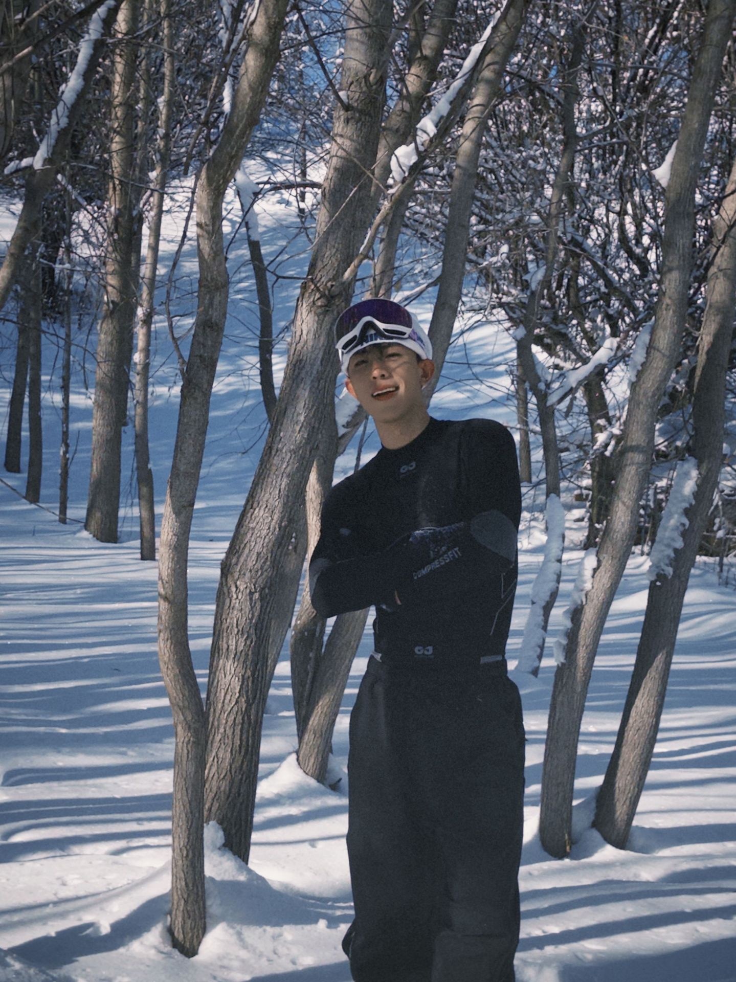 001 Men's Quick-Dry Skiing Jacket Winter Outdoor Cycling Running Mountaineering Sports Functional Compression Base Layer_voghion.com