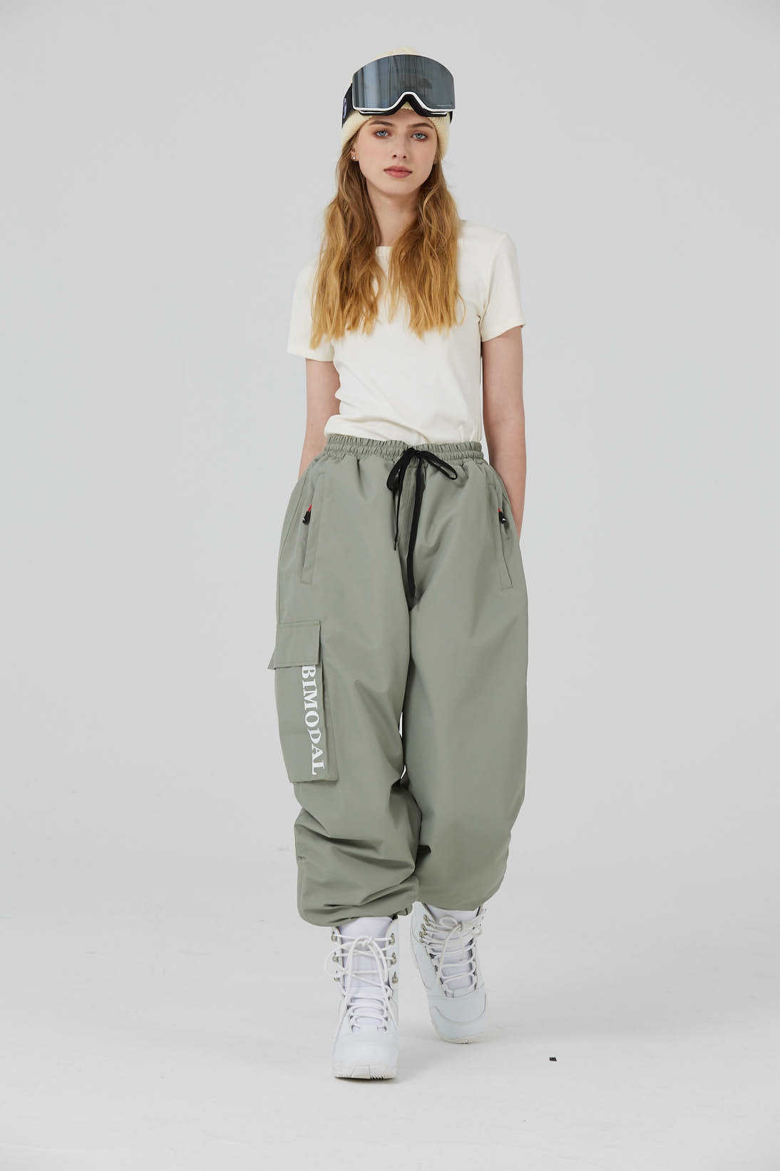 Pantalon de ski BIMODAL Ice Track 001 pour homme et femme, coupe-vent, chaud, imperméable, idéal pour l'alpinisme et les activités de plein air._voghion.com