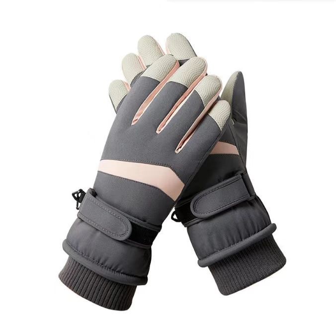 001 Ski For Men Women, New Autumn And Winter Professional Outdoor Riding Skiing Warm Fleece Waterproof Touchscreen Gloves_voghion.com
