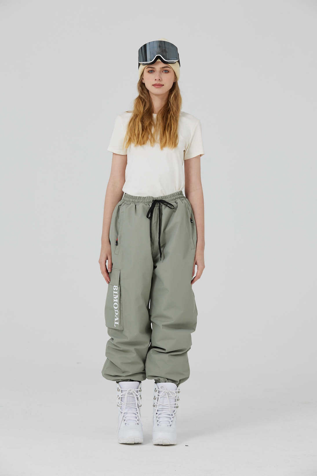 Pantalon de ski BIMODAL Ice Track 001 pour homme et femme, coupe-vent, chaud, imperméable, idéal pour l'alpinisme et les activités de plein air._voghion.com