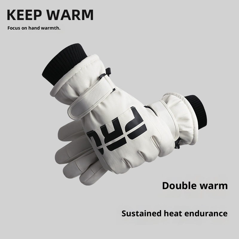 Gants d'hiver Northeast pour hommes, résistants au froid et au gel, doublés en polaire épaisse, compatibles avec les écrans tactiles de ski et de cyclisme pour femmes._voghion.com
