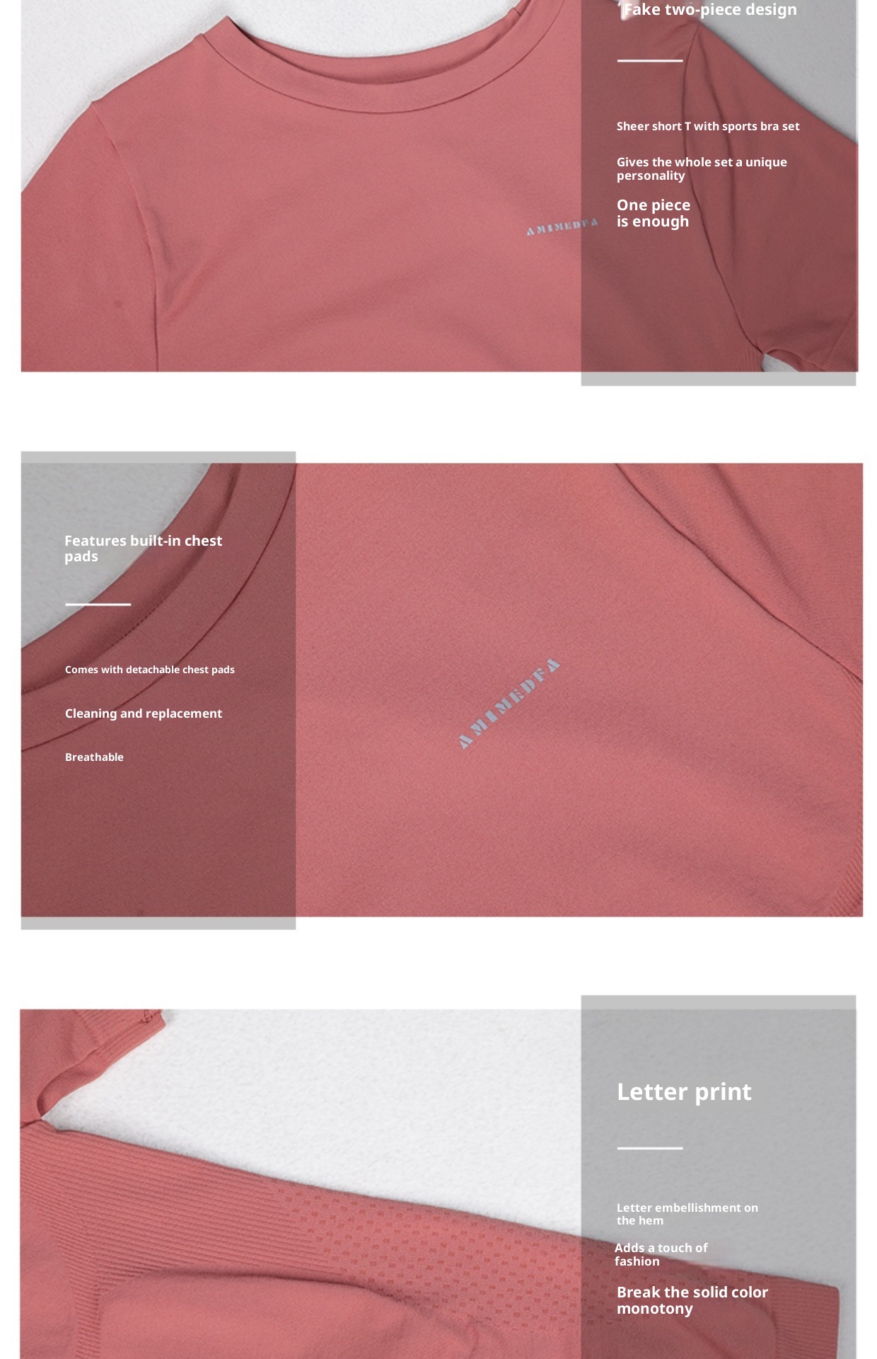 Camiseta deportiva corta de cuello redondo para correr, entrenar y yoga, de media manga, ideal para mujeres de Internet, de secado rápido._voghion.com