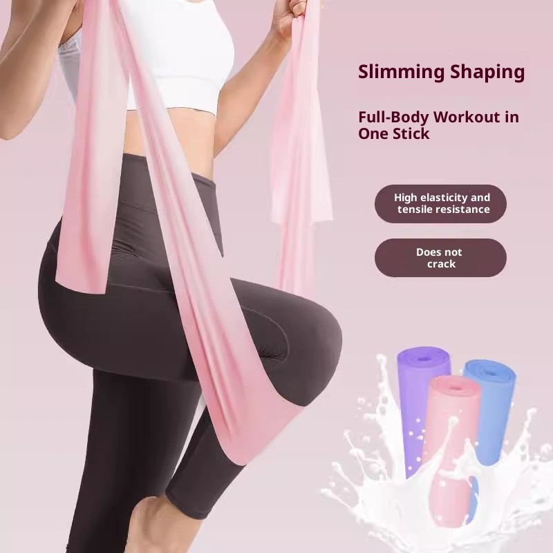 001 Yoga Stretch For Women Slimming Back Fitness Shoulder Opening Strength Dance Training Band Weight Loss Resistance_voghion.com