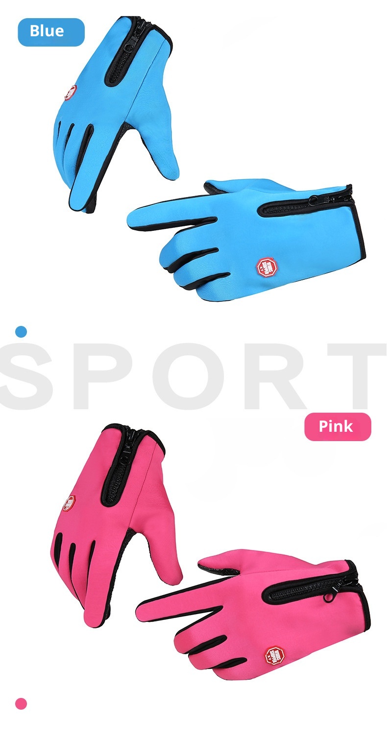 001 Outdoor Fietsen Sport Skiën Bergbeklimmen Handschoenen Herfst Winter Touchscreen Antislip Waterdicht Winddicht Fleece Warm_voghion.com