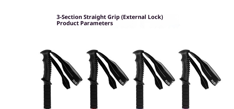 001 Multifunctional Climbing Trekking Pole Aluminum Alloy Telescopic Outdoor Lightweight Walking Stick For Hiking_voghion.com