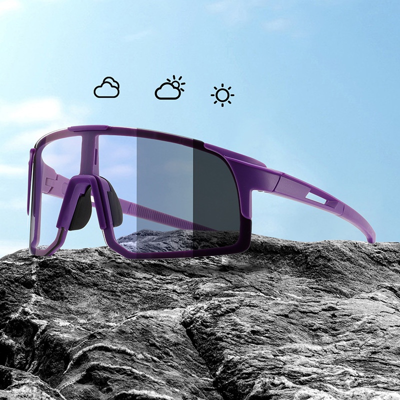 001 Outdoor Sports Mountaineering Skiing Photochromic Cycling Sunglasses Daily Dual-use Running Marathon Windproof Goggles_voghion.com