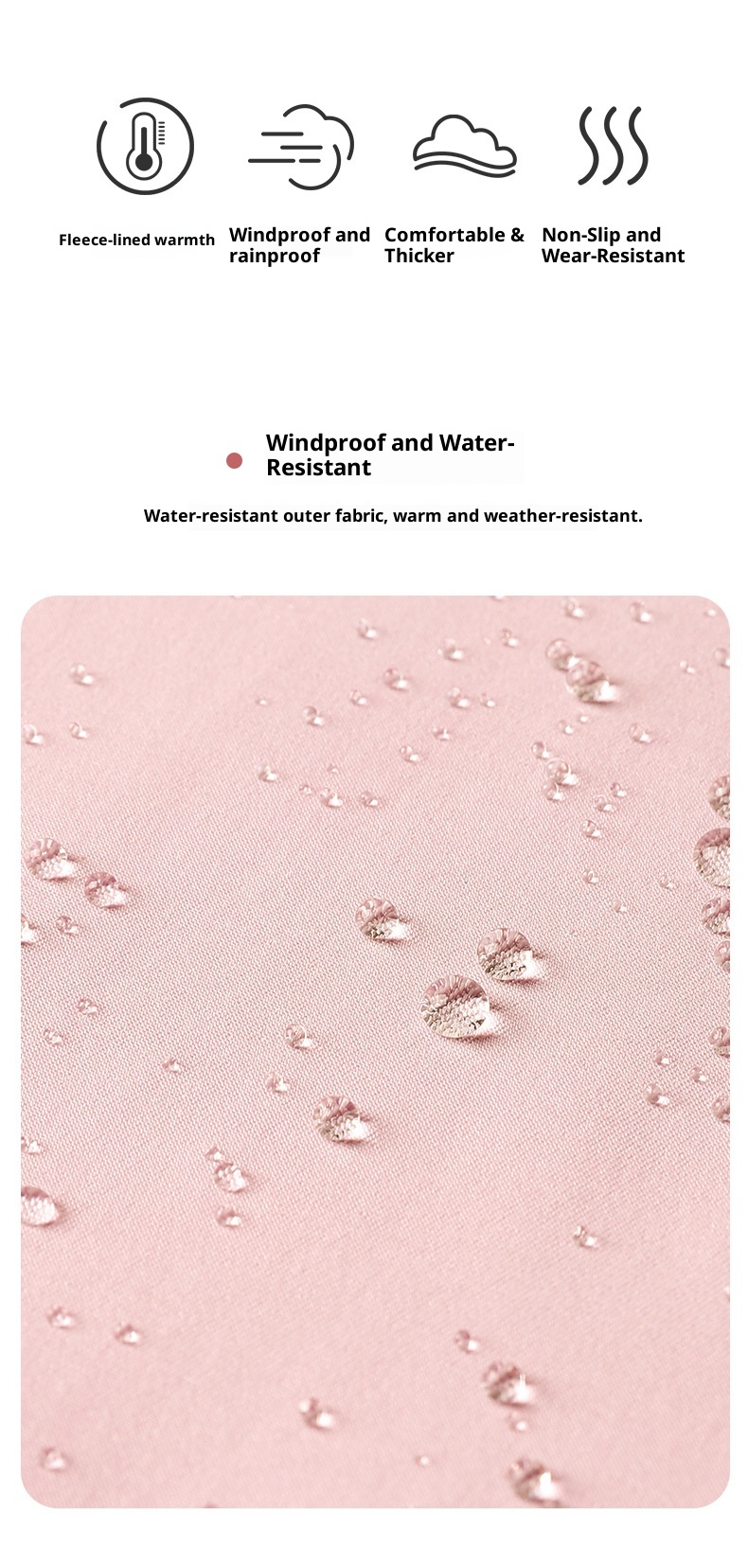 001 Damen-Skihandschuhe, Winter, Fleece-gefüttert, dick, warm, Touchscreen-kompatibel, kälte-, wind- und wasserdicht; Herren-Radhandschuhe aus Baumwolle_voghion.com