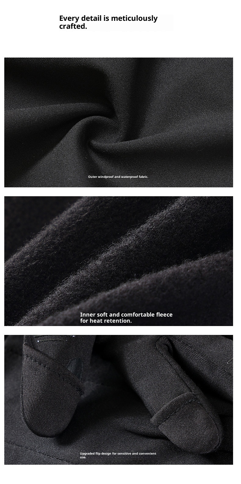 ActiveGo Winter-Skihandschuhe für Damen und Herren, Outdoor-Reithandschuhe, Touchscreen-kompatibel, rutschfest, winddicht, kältebeständig, fleecegefüttert, warm_voghion.com