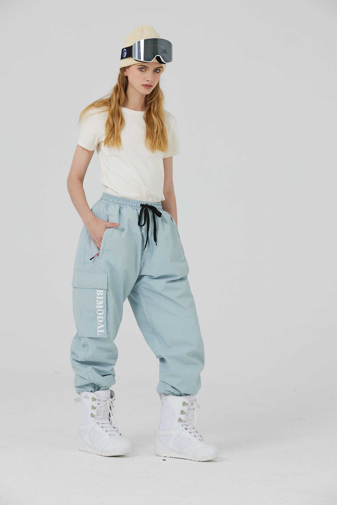 Pantalon de ski BIMODAL Ice Track 001 pour homme et femme, coupe-vent, chaud, imperméable, idéal pour l'alpinisme et les activités de plein air._voghion.com