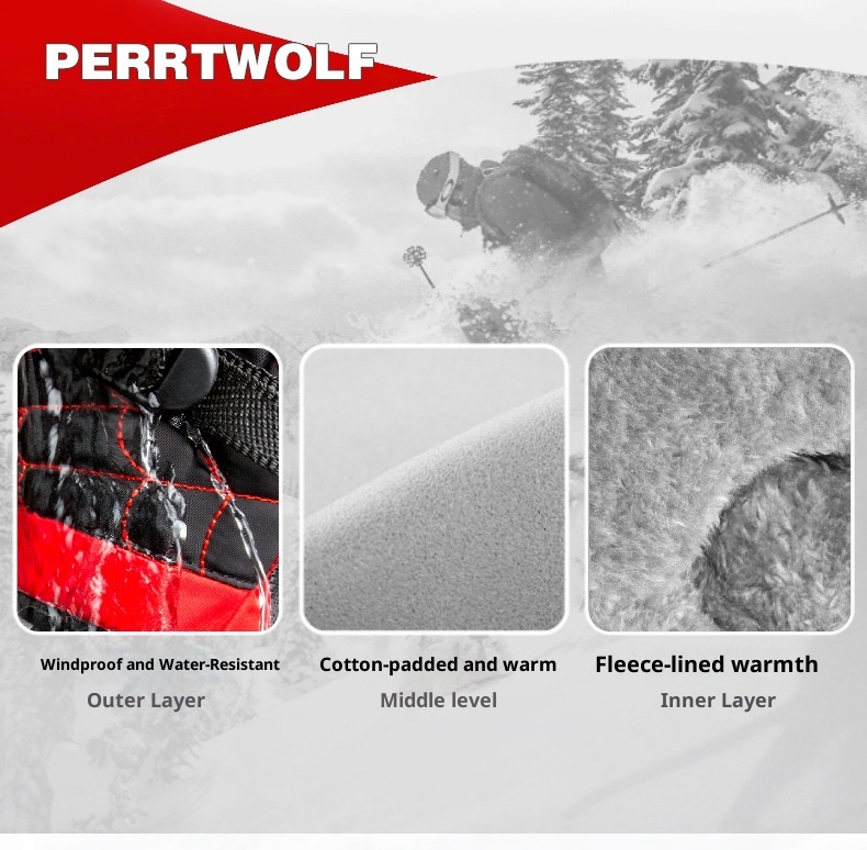 001 Guanti invernali da uomo, caldi, da sci, per moto, bici elettrica, impermeabili, antifreddo, antiscivolo, in cotone spesso_voghion.com