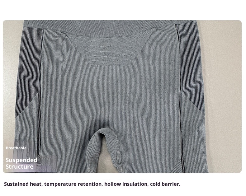 001 Intimo invernale senza cuciture, elastico, caldo, sportivo, aderente, da sci, per esterni, antifreddo_voghion.com