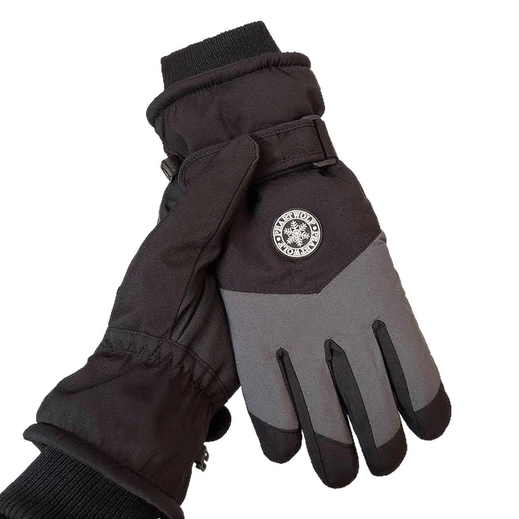 001 Skihandschuhe X8 Unisex Winddicht Wasserdicht Outdoor Radfahren Motorrad Winter Fleecegefüttert Verdickt Warm Geteilte Finger_voghion.com