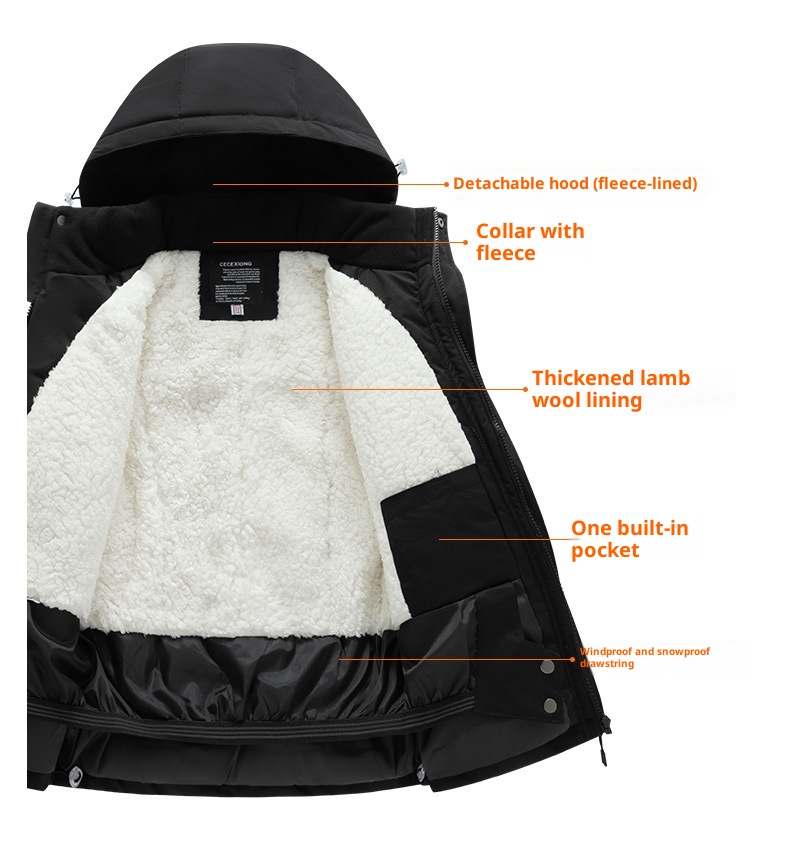 001 Completo da bambina per bambine, Pantaloni da sci per ragazzi, impermeabili e antivento, caldi e foderati in pile_voghion.com