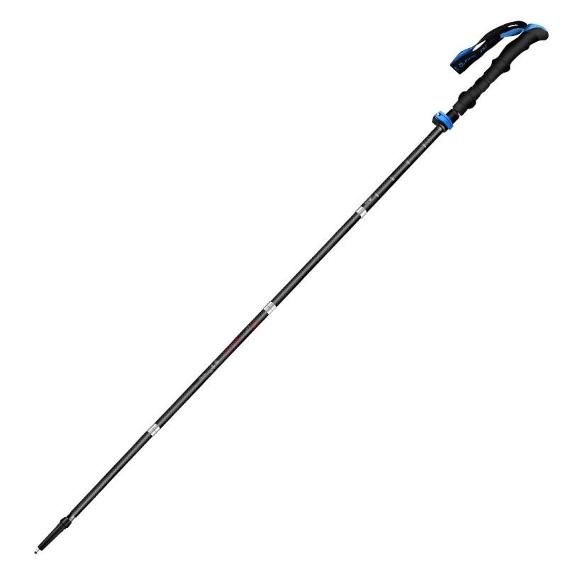 001 Fiber Telescopic Folding Outdoor For Men And Women, Anti-Slip Trekking Pole, Carbon Alloy Walking Stick With Shock_voghion.com