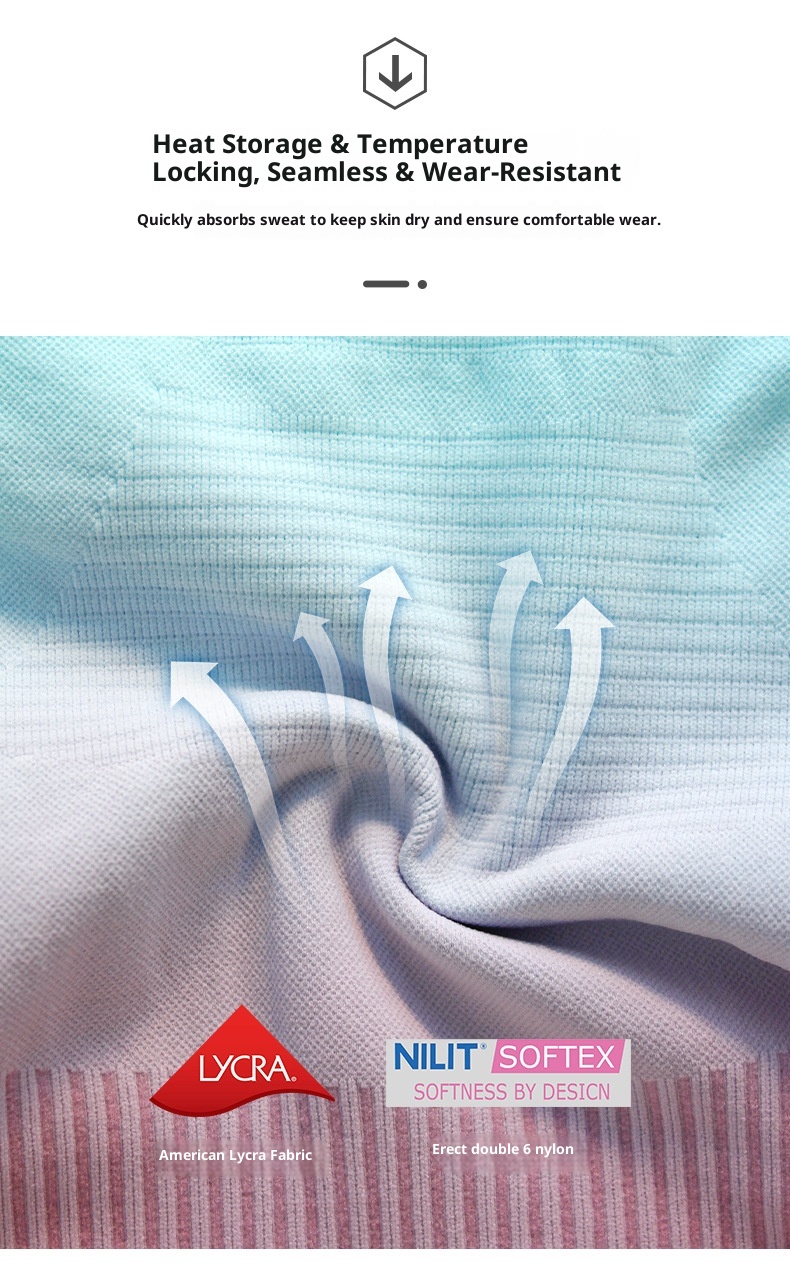 001 Maglia da sci funzionale a compressione monopezzo, elastica e ad asciugatura rapida per bambini, strato di base traspirante e caldo._voghion.com