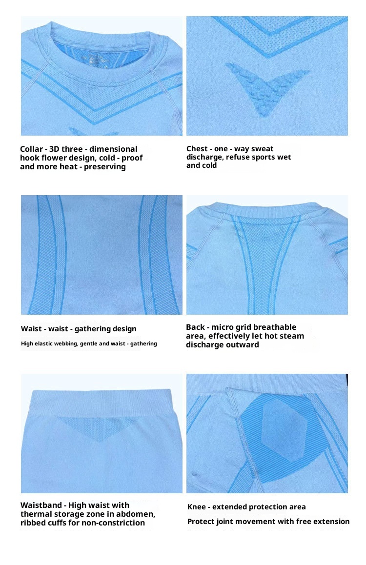 001 Quick-Dry Clothing For Children, Thermal Compression Functional Underwear, Boys And Girls Sweat-Wicking Breathable Set,_voghion.com