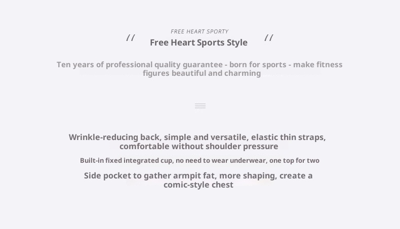 001 Sports For Women Summer High-Intensity Fitness Running Shockproof Vest Anti-Sagging Back Ruched Yoga Bra_voghion.com